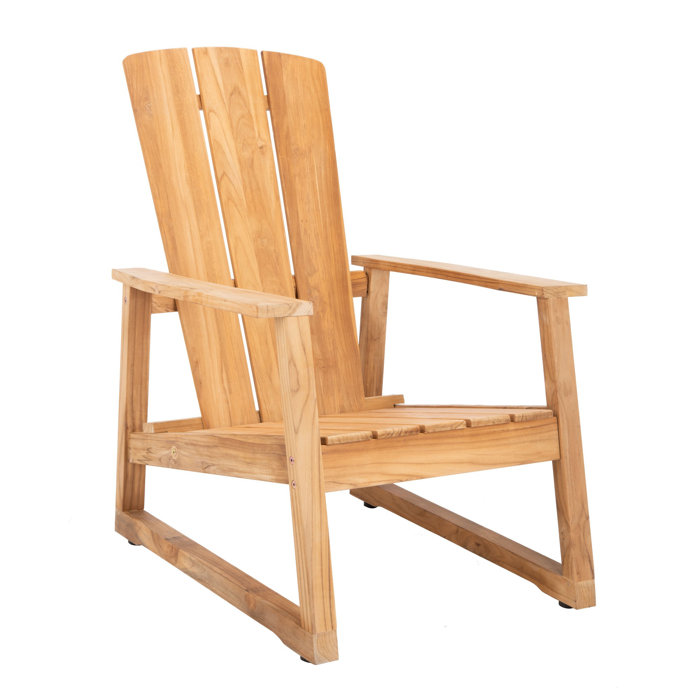 Bayou Breeze Ashlynn San Juan Solid Wood Adirondack Chair Wayfair